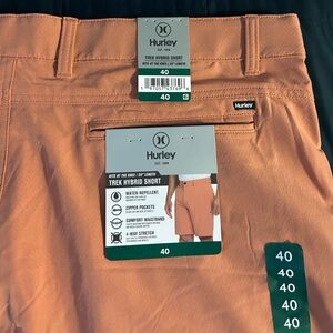 Hurley Men's Trek Hybrid Shorts Orange Size 40